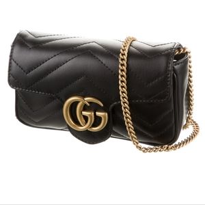 Gucci Marmont Mini Bag with Gold Chain